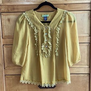Mustard blouse
